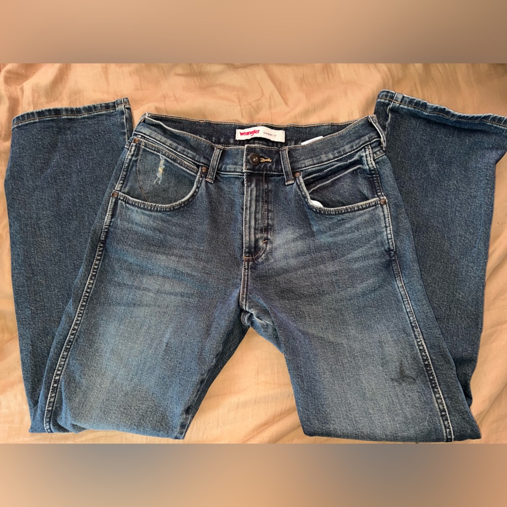 Men’s Wrangler slim bootcut Jeans, never worn